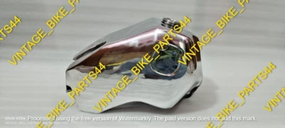 Husqvarna 1983 1984 AE500 WR250 WR500 Aluminum Alloy Polish Fuel Petrol Gas Tank - Image 1 of 4