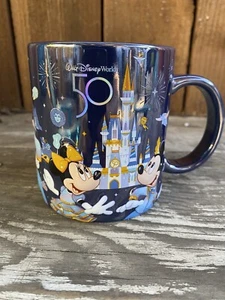 NEU WDW DISNEY WORLD PARKS LIMITIERT 50. JAHRSTAG MICKEY & FRIENDS KERAMIKBECHER - Bild 1 von 9