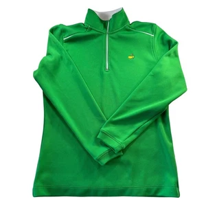 Masters Collection Jugend Unisex grün 1/4 Reißverschluss Pullover Golfshirt XL 12-14 - Bild 1 von 7