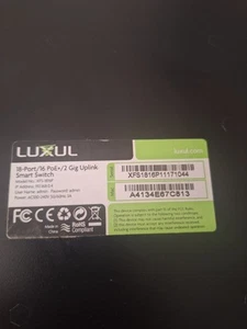 Luxul XFS-1816P 18-Port Managed Network Switch / 2-Gig Uplink / 16-ports of PoE+ - Photo 1/2