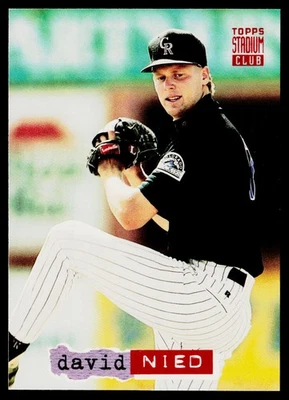 1994 Stadium Club #153 David Nied Colorado Rockies - Image 1 of 2