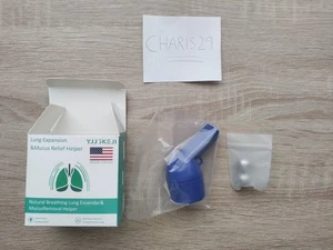 Exercise Device for Lungs, Effectively Enhance Lung Breath Ability (Blue) - Picture 1 of 7