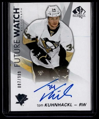 2016-17 SP Authentic #133 Tom Kuhnhackl #/999 - Image 1 of 2