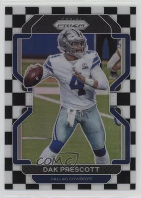2021 Panini Prizm Black & White Checker Prizm Dak Prescott #242 - Image 1 of 3