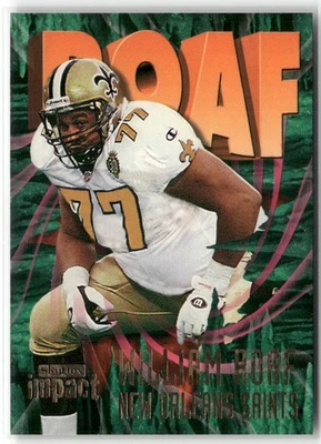 1997 SKYBOX IMPACT WILLIE ROAF NEW ORLEANS SAINTS #77 - Image 1 of 3