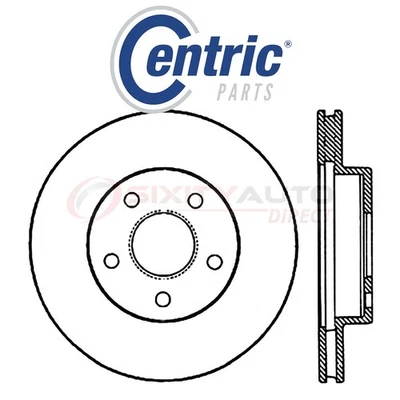 Centric C-TEK Disc Brake Rotor for 1982-1989 Buick Century 2.5L 2.8L 3.0L pe Foto 1 de 4