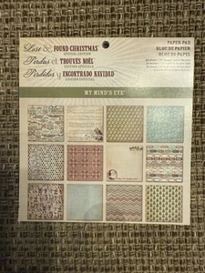 My Mind’s Eye-Lost & Found 6x6 Found Christmas Special Edition Paper Pad - Picture 1 of 7