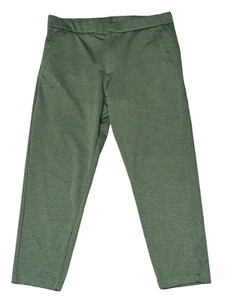 Bonobos Travel Pants Sz L Short Straight Leg Active Drawstring Waist 35 Green - Picture 1 of 8