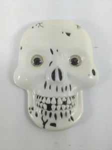 Broche de calavera esqueleto vintage de Halloween espeluznante vacaciones de otoño  - Imagen 1 de 3