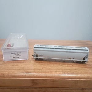 ATLAS N Scale 50 000 623 ACFX 5250 Atlantic & Western #153083 4-Hopper Car NOS - Picture 1 of 18
