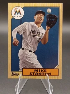 2012 Topps #TM-2 Mike Stanton 1987 Topps Minis - Picture 1 of 2