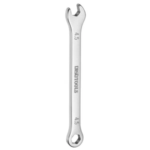 Llave combinada delgada de 4,5 mm con extremo de 6 puntos y extremo abierto en ángulo de 15 ° - Imagen 1 de 7