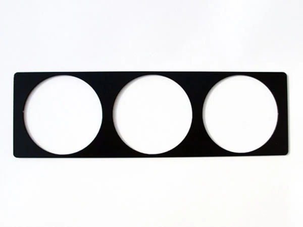 Instrumentenhalter 3 Loch Schwarz für DIN Radioschacht VW OPEL AUDI FORD BMW  - Bild 1 von 1