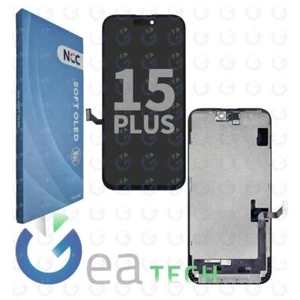 DISPLAY LCD PER APPLE IPHONE 15 PLUS SCHERMO NCC SOFT OLED COP A2847 A3093 A3096 - Photo 1/5