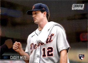 2021 Stadium Club Chrome #82 Casey Mize RC Detroit Tigers Rookie Card - Picture 1 of 2
