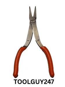 SNAP ON TOOLS NEW ORANGE Soft Grip 8" Duck Bill Pliers 61CFO - Picture 1 of 4