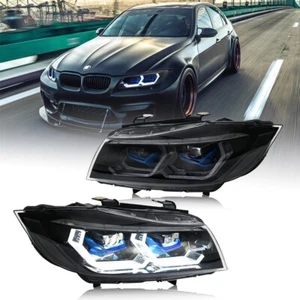 1 Pair LED Headlights For BMW 3 Series E90 E91 2005-2012 Front Lamps Left+Right - Picture 1 of 23