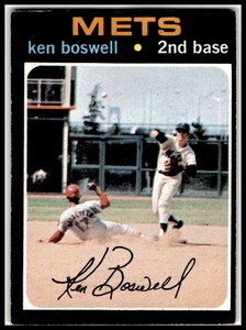 1971 Topps #492 Ken Boswell New York Mets