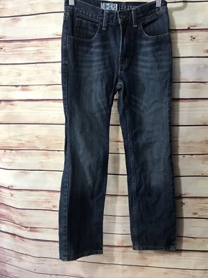 Calça jeans Free World tamanho 27 mensageiro skinny lavagem escura casual conforto uso  - Imagem 1 de 4