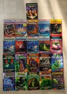 Goosebumps Book Bundle x 21 Lot: Most Wanted-Horrorland-TV Series-Movie Novel - Picture 1 of 11