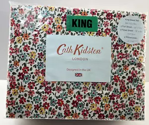 Cath Kidston King Bettwäsche Set Garten Gänseblümchen Multi Baumwolle Perkal Blumen - Bild 1 von 8