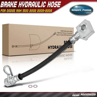 Rear Right RH Brake Hydraulic Hose for Dodge Ram 1500 2002-2007 2008 V6 3.7L V8 - Изображение 1 из 4