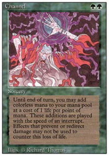 Channel ~ Heavily Played 3rd Edition Revised MTG Magic UltimateMTG Green Card - Image 1 of 1