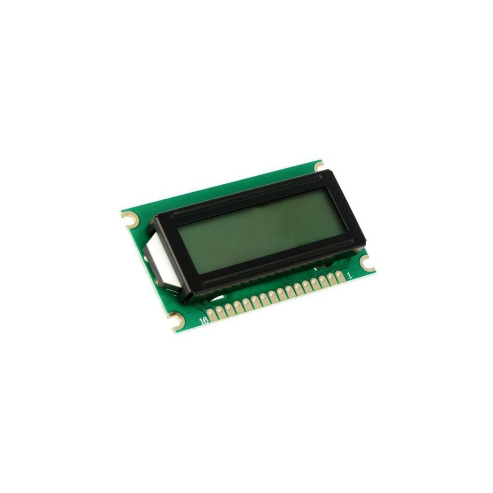 DEM 08171 FGH-PW Écran : LCD alphanumérique FSTN Positif 8x1 60x33x12mm LED DI - Photo 1/1
