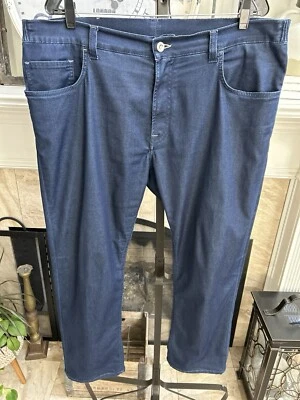 STEFANO RICCI men's lightweight dark blue jeans 5 pocket pants sz 40 x 28 - Image 1 of 4
