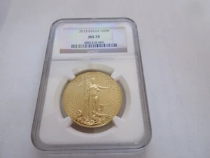 2013 , American Eagle Gold , $50 , NGC , MS-70 , Gold $50 , One Ounce - Picture 1 of 2