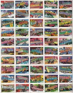 2002 Greetings from America 34c Sc 3561-3610 MNH 50 different States singles - Picture 1 of 1