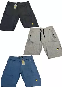 LYLE AND SCOTT TWO SIDE ZIP POCKETS BRAND NEW CLASSIC SWEAT SHORTS - Picture 1 of 5
