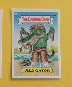 Ali Gator The Garbage Gang 1986 Series 3 (AUS) 100a TOPPS Trading Card - Picture 1 of 4