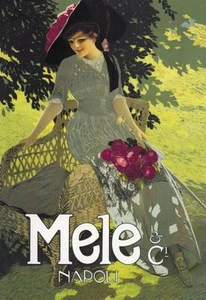 Dama de Verde (Manzana), 1914 por Aleardo Terzi En Lona Estirada Museo Envuelto - Imagen 1 de 1