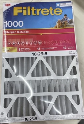 1-Filtrete 16x25x5 AC Air Filter MPR 1000 MERV 11 1-Pack Allergen Defense Lennox - Image 1 of 4