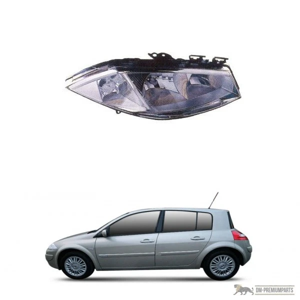 Hauptscheinwerfer rechts H1 passt für Renault Megane II Coupé-Cabriolet 02-05 - Bild 1 von 1