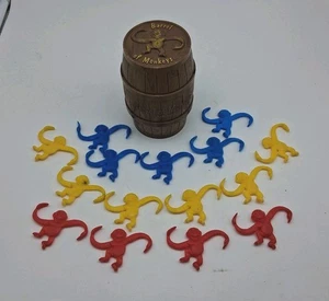 1966 Barrel Of Monkeys by Lakeside Toys #8312 -Brown Barrel, 15 Monkeys- Vintage - Picture 1 of 10