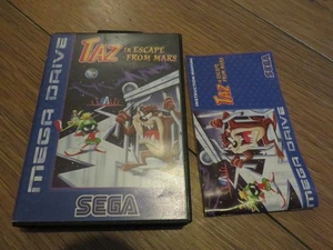 Sega Mega Drive PAL Taz in Escape From Mars Complete with Manual - Picture 1 of 4