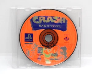 Crash Bandicoot ~ Solo disco naranja (PlayStation 1, 1996) ps1 etiqueta negra probado - Imagen 1 de 4