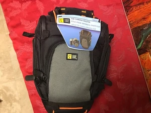Case Logic SLR Zoom Camera Holster Bag SLRC-1Z Black/Gray/Orange NEW - Picture 1 of 8