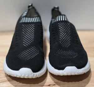 Tiosebon Women's Mesh Walking How to Go Further Slip On Shoes Black Size 12 - Picture 1 of 7