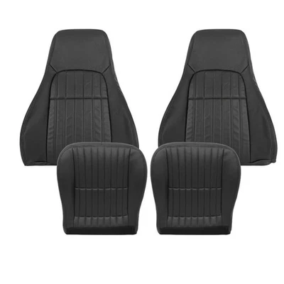 Fundas de asiento negras de repuesto para Chevy Camaro SS 1997 1998 1999 2000 2001 2002 Foto 1 de 4