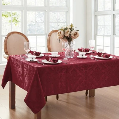 Home Fashions Caiden Elegance Damask Waterproof, Stain & Wrinkle Resistant Fa... - Image 1 of 4