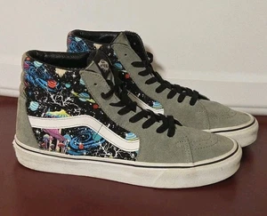Vans Cosmic Glow Womens 10.5 Mens 9.0 Sk8 Hi Cosmic Space Mushroom Sneakers - Picture 1 of 14