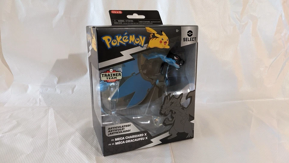 Pokemon Select Trainer Team MEGA CHARIZARD X Series 9 Figure Jazwares