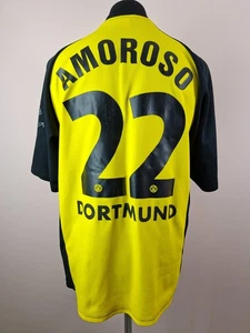 Amoroso #22 Borussia Dortmund 2001/2002 Home Fußball Trikot Herren Gr. L Trikot - Bild 1 von 16