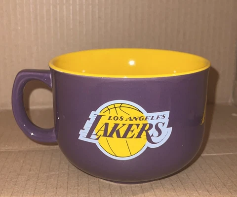Los Angeles Lakers Oversized Soup Mug New Cover