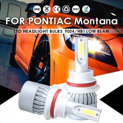 Kit de faros LED bombillas haz alto bajo para Pontiac Montana 2005-1999 9004 HB1 Foto 1 de 4