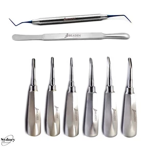 Dental Surgical Root Elevators Tooth Loosening Extraction Extracting Kit - Picture 1 of 4