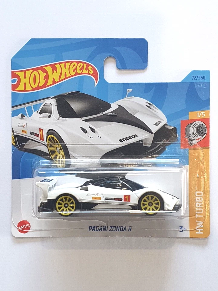 MINIATURE HOT WHEELS 1/64 PAGANI ZONDA R HW TURBO 2023 - Photo 1/1